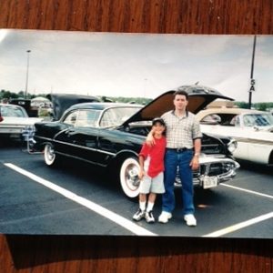 1956 Olds 88 2 door Holiday Coupe. A.A.C.A. Senior and Grand National winner.