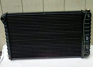 1970 Olds 442 W 30 radiator recored and detailed for total frame off restoration.