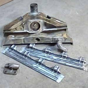 1930 Packard parts awaiting a new core.