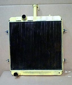 Old stationary generator radiator recored.