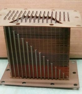Radiator core samples.