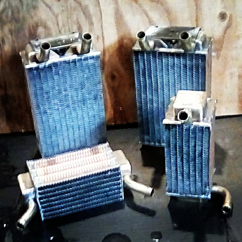 Heater cores redone from a 1955 Cadillac Limo.