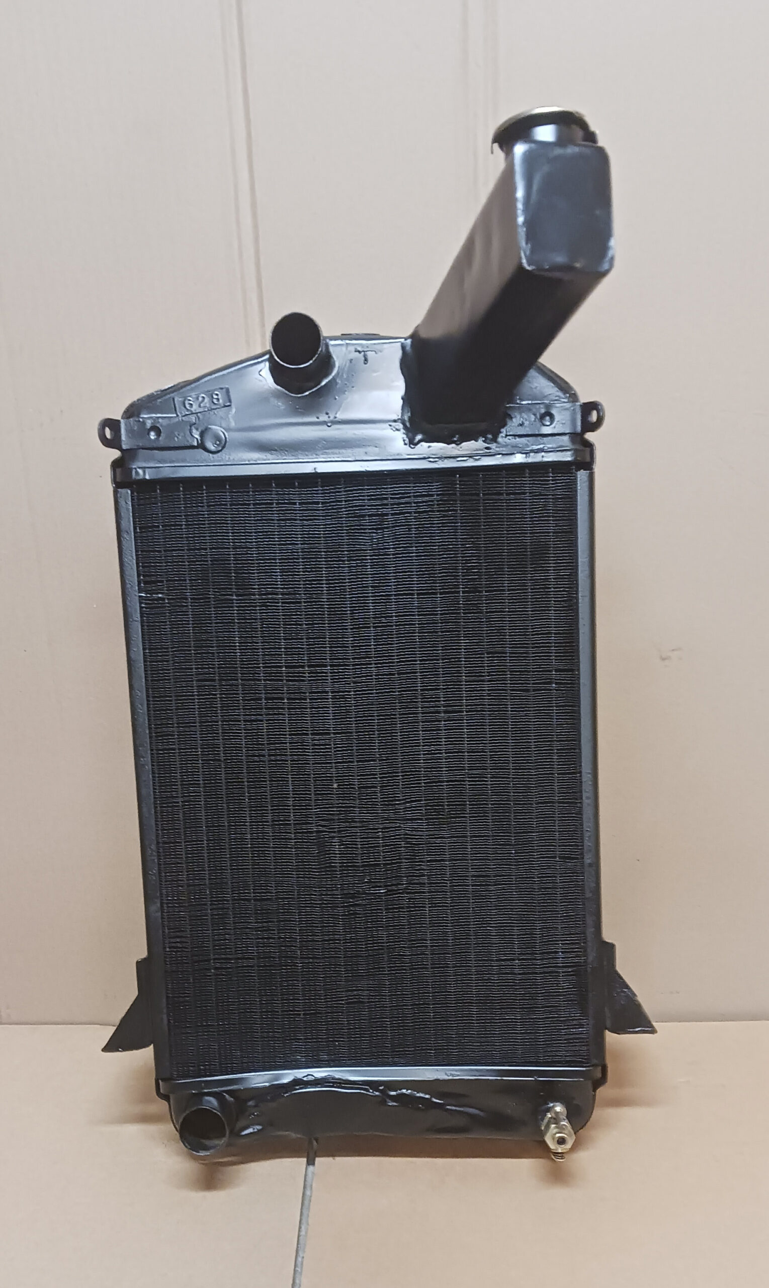 Rear View 1964 Triumph TR4 repaired and cleaned.