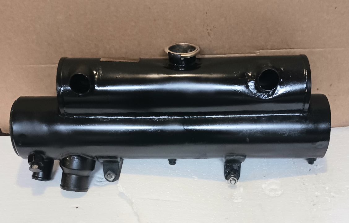 Image of boat heat exchanger restored
