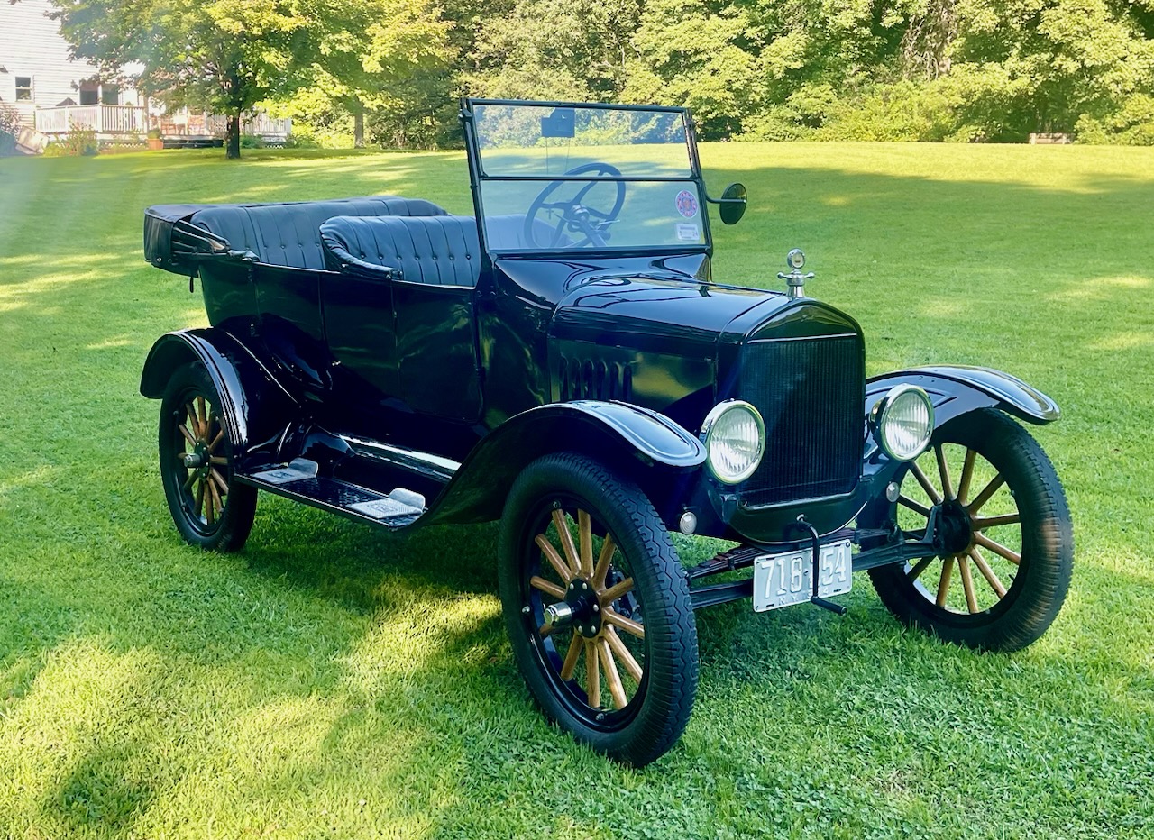 Image Of A 
Beautiful 1924 Model T, radiator repaired. Owned by Bob Sacchi.
