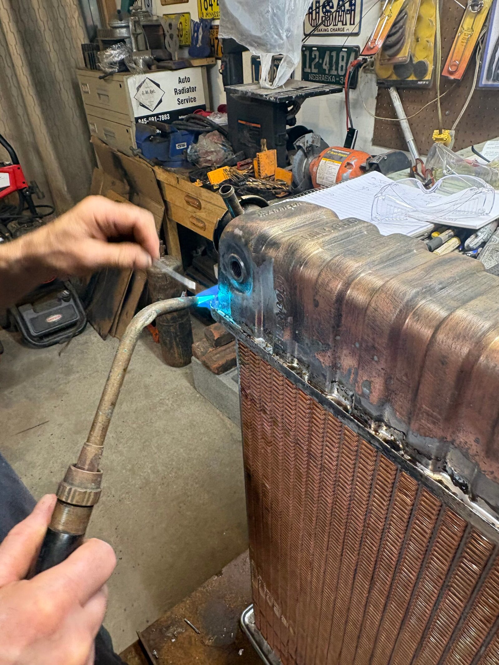 Image of Recoring 1970 Chevelle radiator